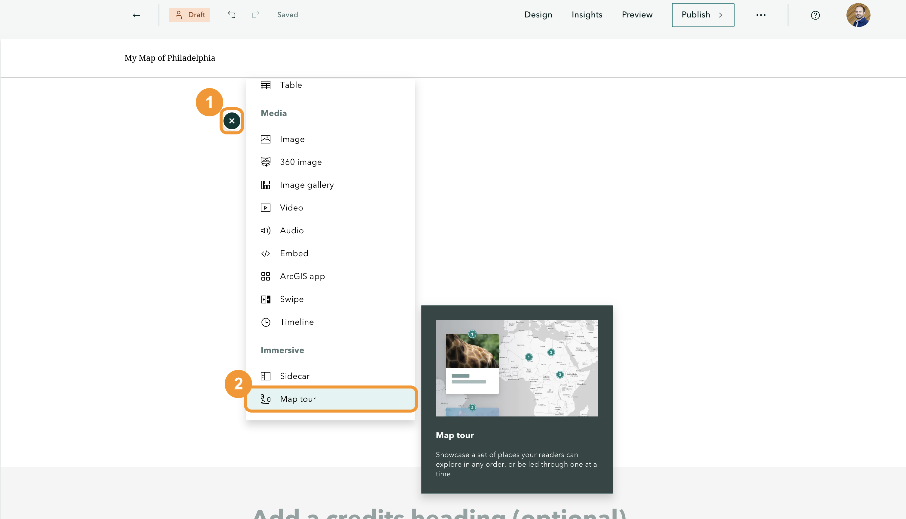Widget Story Maps ArcGIS StoryMaps tutorial
