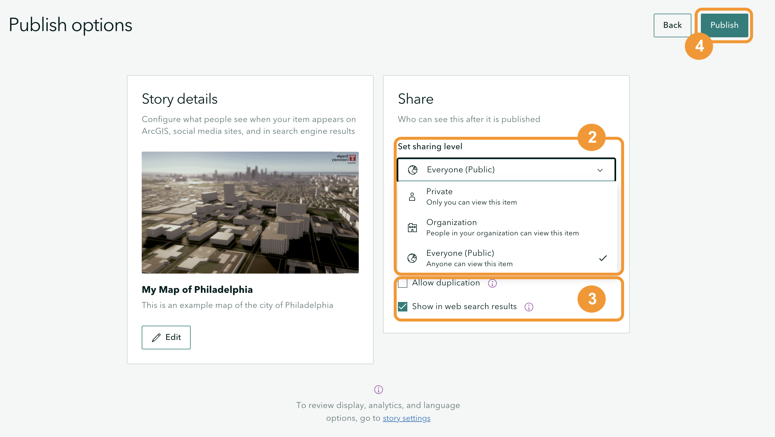 Widget Story Maps ArcGIS StoryMaps tutorial