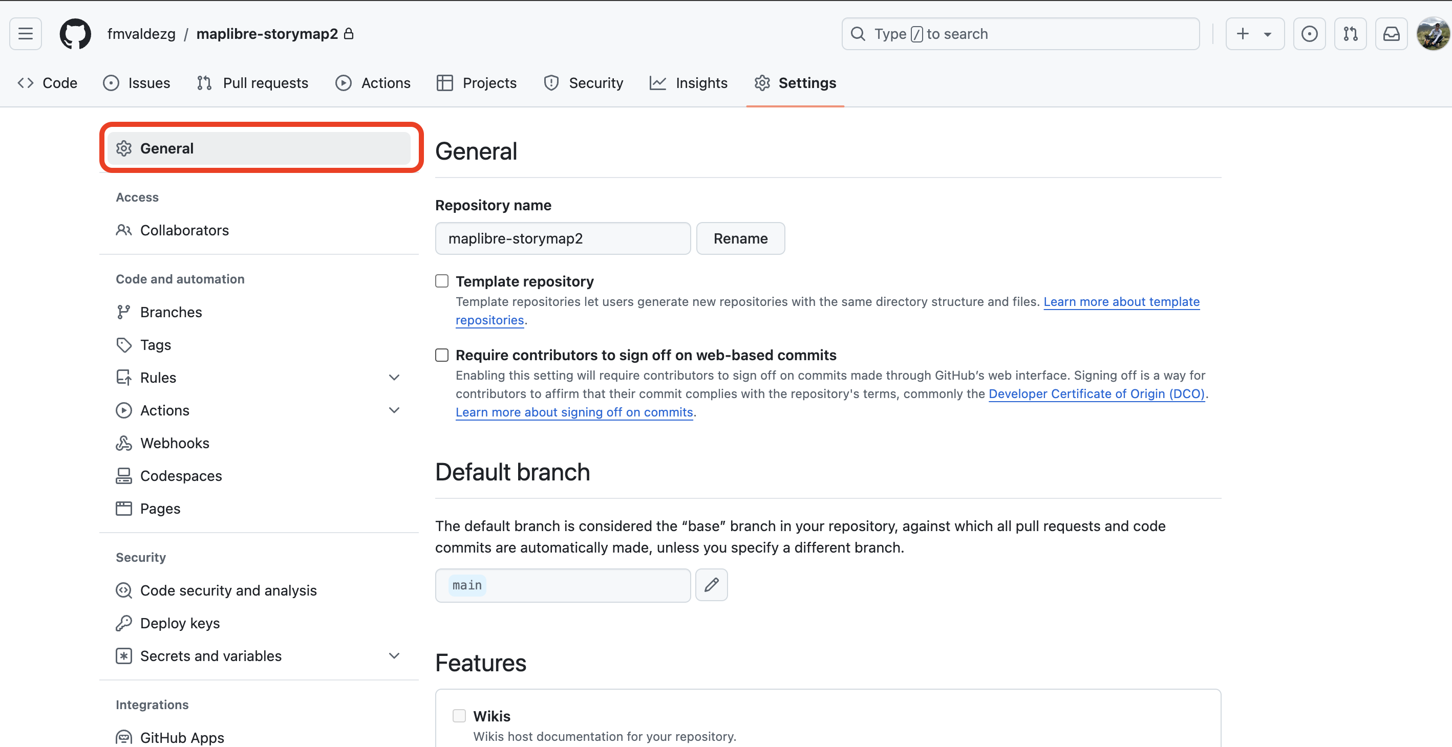 Open on GitHub screenshot