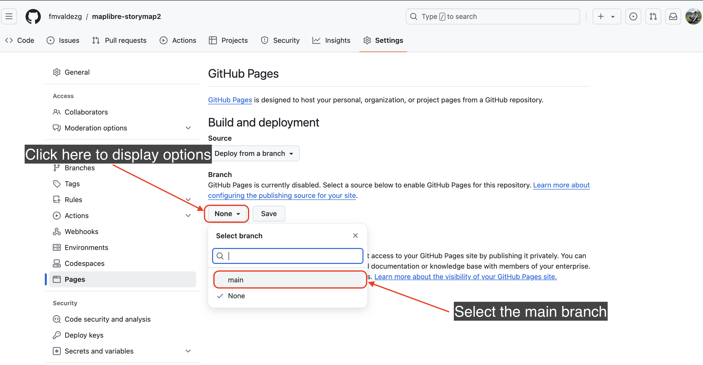 Open on GitHub screenshot